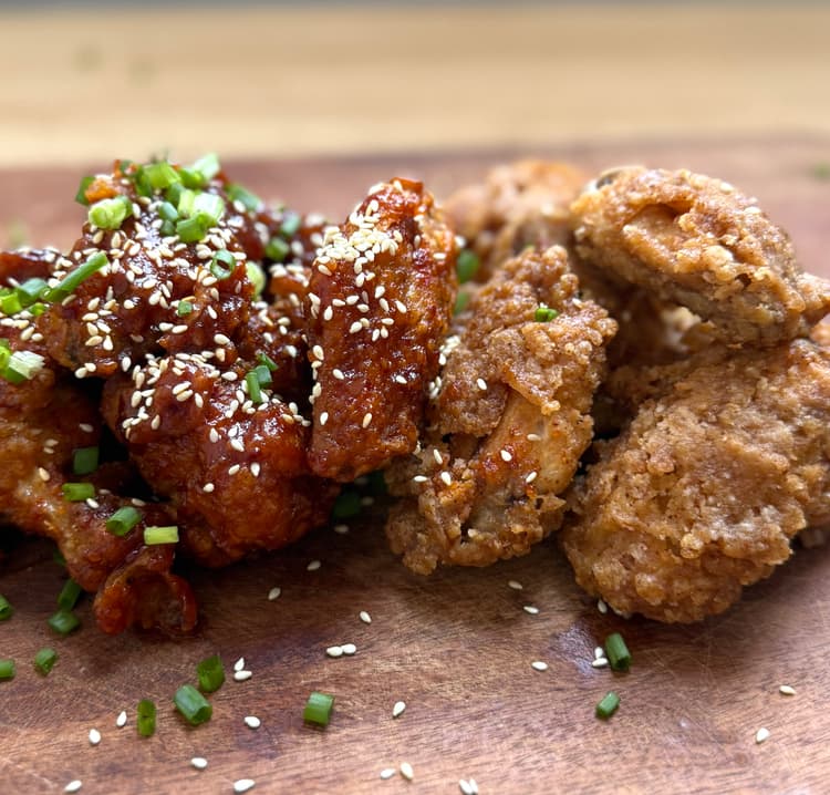 Beer’s Best Friend: Korean Fried Chicken with Sticky Yangnyeom Sauce 🍻🍗