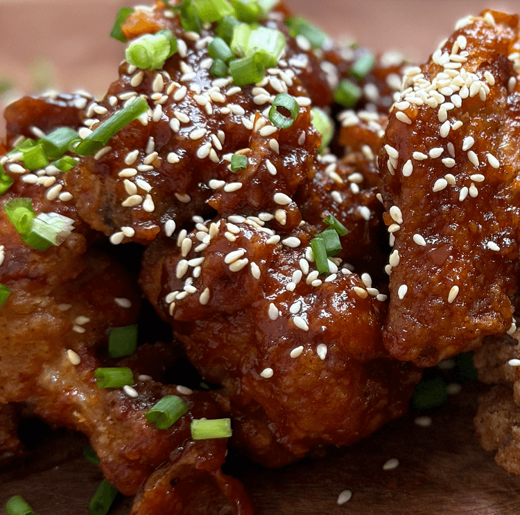 Beer’s Best Friend: Korean Fried Chicken with Sticky Yangnyeom Sauce 🍻🍗