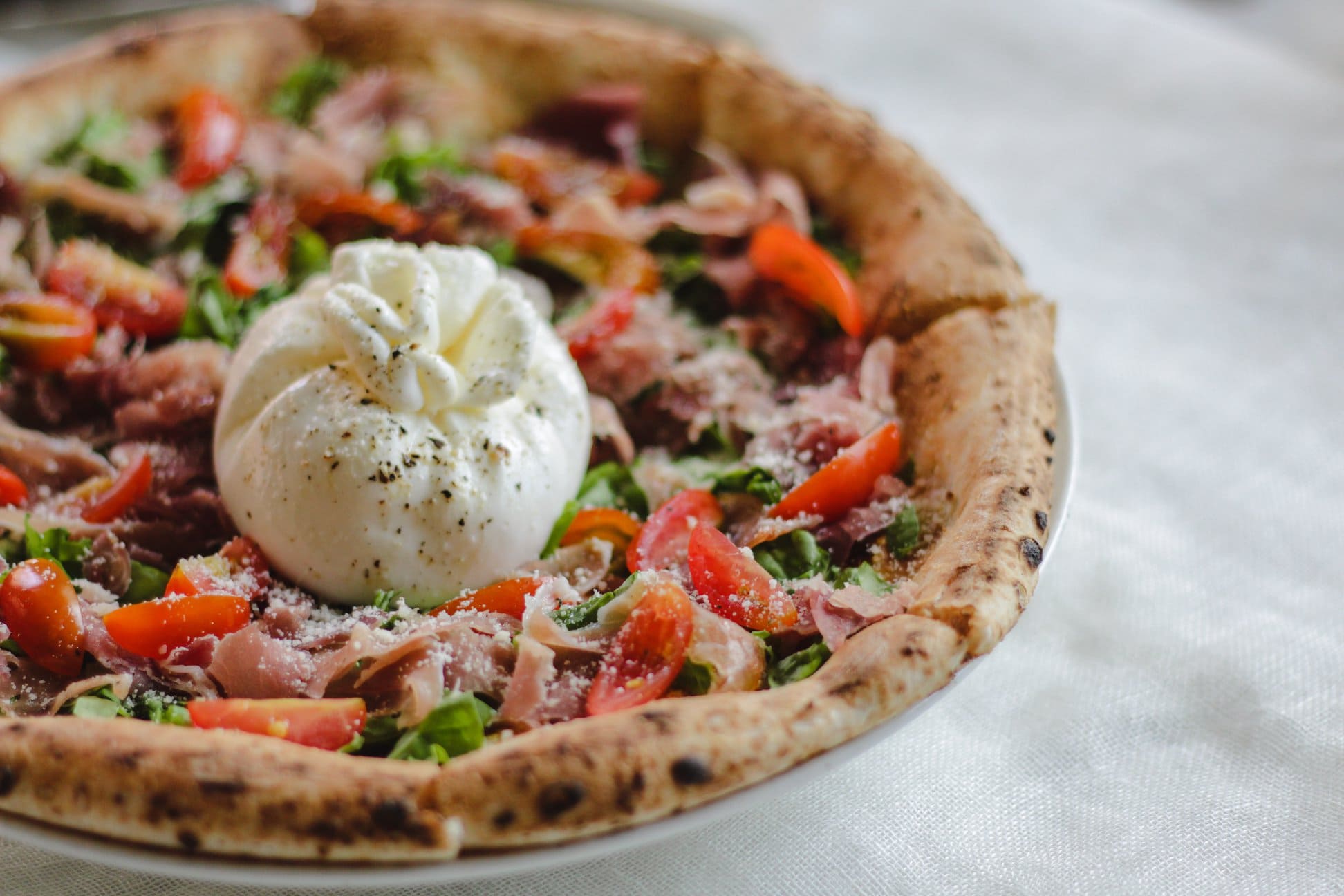 Burrata Parma Ham Pizza